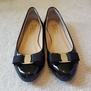 Ferragamo Varina Bow Flats